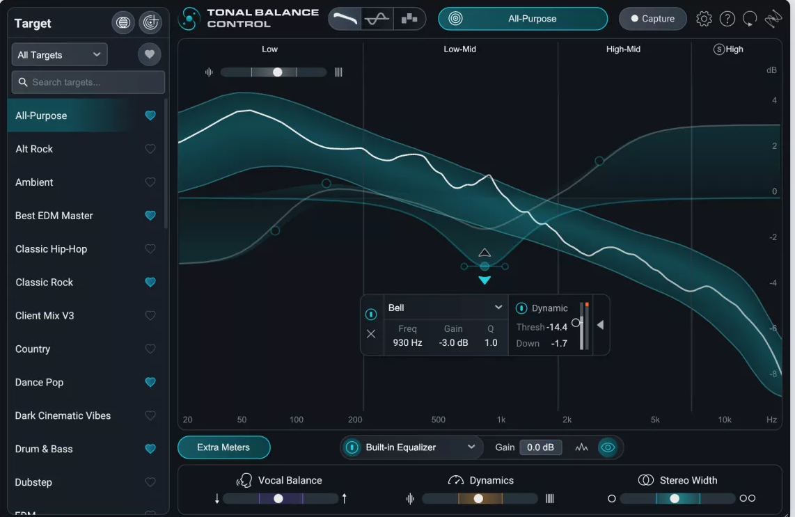iZotope Tonal Balance screenshot